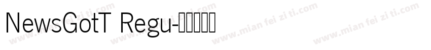 NewsGotT Regu字体转换